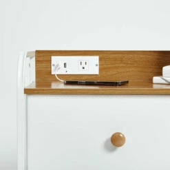 Cameron Charging 6-Drawer Storage Unit -US Storage Furniture Sales Charging 6Drawer Storage Unit White Wood 020 1