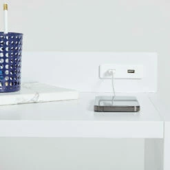 Dylan Charging Storage Cube -US Storage Furniture Sales Charging Storage Cube Side Table White 021