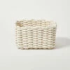 Ava Small Chunky Knit Basket -US Storage Furniture Sales Chunky Knit Basket Ivory 004