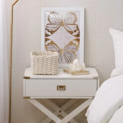 Ava Small Chunky Knit Basket -US Storage Furniture Sales Decor AvaBasketIvory 13