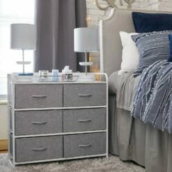 Cameron Charging 6-Drawer Storage Unit -US Storage Furniture Sales SixDrawerCart Detail 004