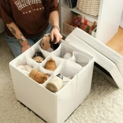 Carter Collapsible Storage Ottoman Chair -US Storage Furniture Sales Storage CollapsibleHopeStorageOttomanChair