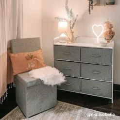 Carter Collapsible Storage Ottoman Chair -US Storage Furniture Sales Storage HopeCollapsibleStorageOttomanChair