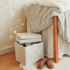 Carter Collapsible Storage Ottoman Chair -US Storage Furniture Sales Storage HopeCollapsibleStorageOttomanCube